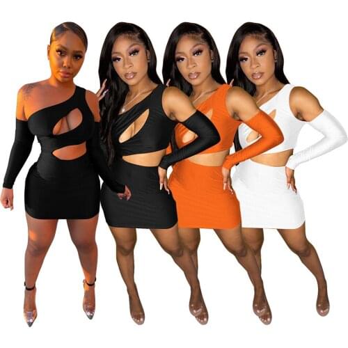 Lace-Up Wrapped Chest Halter Cross Mini Dress Women Summer Solid Outfits Sexy Backless Party Club Dresses Wholesale