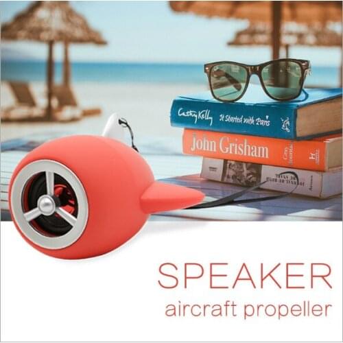 Mini Airplane Bluetooth Wireless Speaker Boombox Subwoofer sound box Rechargeabl Bass Music With Mic Support TF USB FM Radio