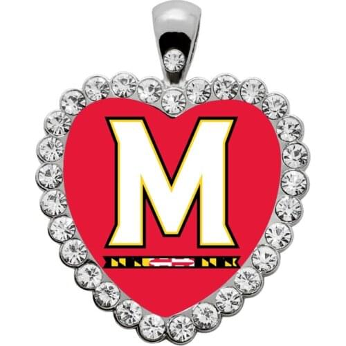 New Design Factory sale eco friendly alloy heart sticker tray charm team pendants