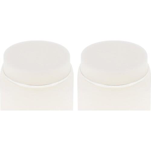 Plastic Empty Cosmetic Sample Jars Face Cream Lip Balm Foundation Storage Pot (2PCS, 30g/50g)