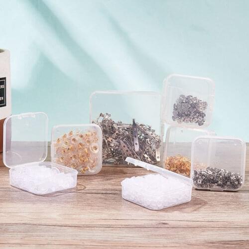 Diy silicone ear plugs boxed earrings earrings accessories materials plastic ear plugs earrings handmade jewelry accessories