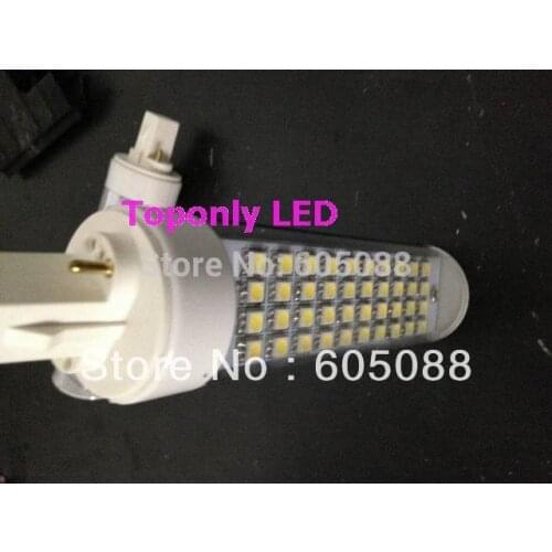 G24 pl led lamp 10w,with Epistar SMD 5050 and isolated driver,AC85-300V,color white,800-850lm,100pcs/lot factory price wholesale