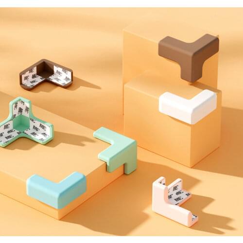 4Pcs Baby Safe Silicone Corner Protector for Child Safety Edge Guards Anticollision Protection Cover Pads Table Desk Furniture