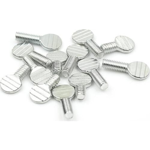 5pcs M6 carbon steel thumb screws bolt home decoration bolts hand screw length 8mm-25mm