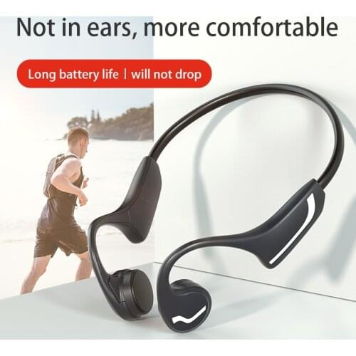 Wireless Earphone Bone Conduction Bluetooth 5.0 Headset Anti-sweat Light Sports Stereo Hands-free Headphone For Huawei Xiaomi