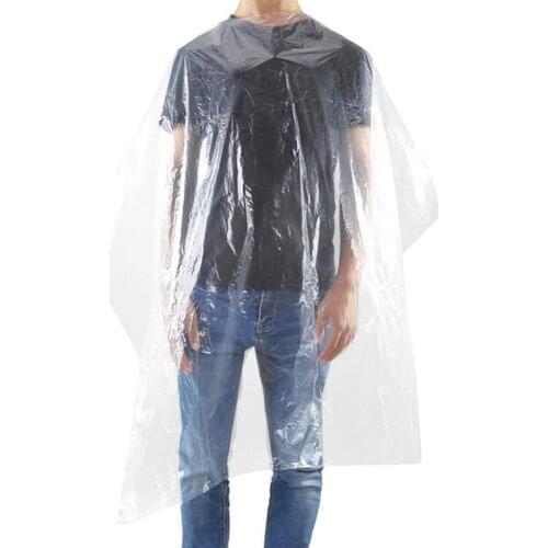 Barbershop Apron 50Pcs/set Disposable Hairdressing Capes Cover Waterproof Perm Hair Cut Salon Apron