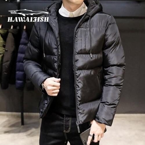 Cotton jacket mens jacket 2021 winter new short thick down padded jacket Korean fashion mens winter jacket mens parker jacket