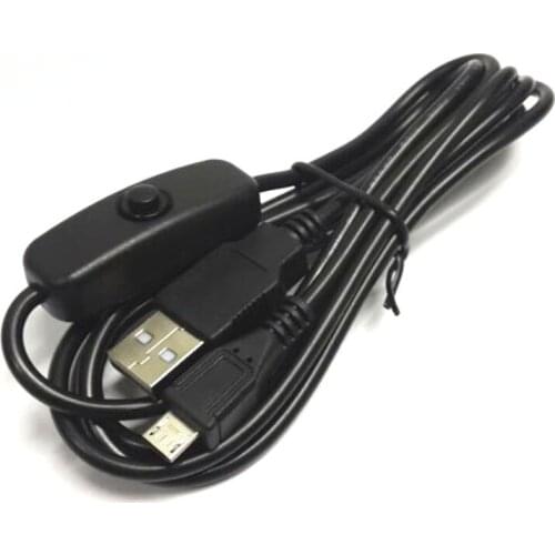 USB to Micro USB with ON/OFF Switch Charger Power Cable for Android Raspberry Pi 3 Banana Pi Easy Start