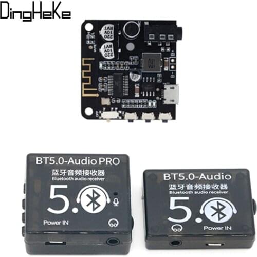 Mini Bluetooth 5.0 Decoder Board Audio Receiver BT5.0 PRO MP3 Lossless Player Wireless Stereo Music Amplifier Module With Case
