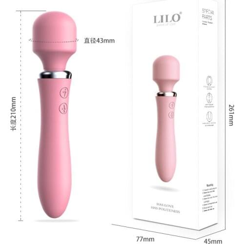 Frequency Conversion Waterproof Vibrator Sex Female Sex Double AV Vibrator Pocket Pussy dildo Vibrator vibrators for Women