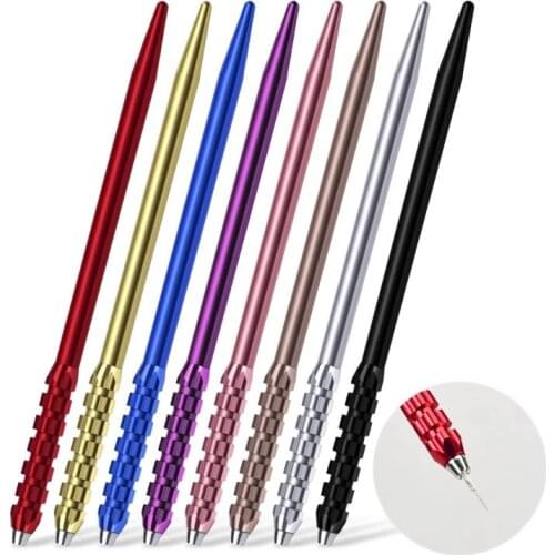 1pcs Profesional Embroidery pen Aluminium Alloy Embroidery Eyebrow Tattoo Pencil machine For Permanent Makeup