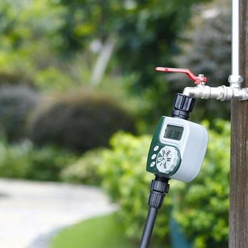 Simple Operation Irrigation Timing Device The Flower Beds Planting ABS Waterproof Water Pipe Timer Botany Garden Green Gardener