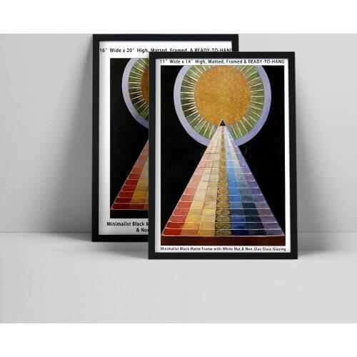 Swedish Abstract Exhibition Poster Hilma af Klint Prints Canvas Painting Wall Art Picture Nordic Modern Living Room Home Decor
