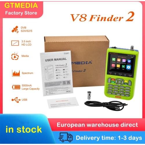 GTmedia V8 Finder DVB-S2/S2X Satellite Meter Satellite Finder satfinder better than freesat v8 finder SAT WS-6906 6916 6950