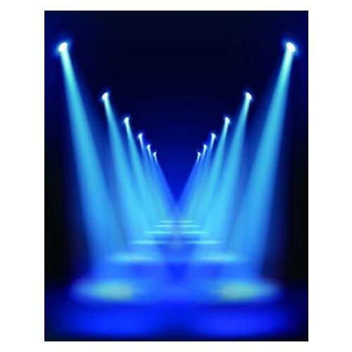 TR custom vinyl cloth print 3D stage blue light photography backdrops for party photo studio portrait backgrounds props