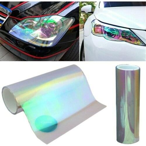 Film Color Changing Sticker 30x100cm UV protection Accessory Car Lights Tint Vinyl