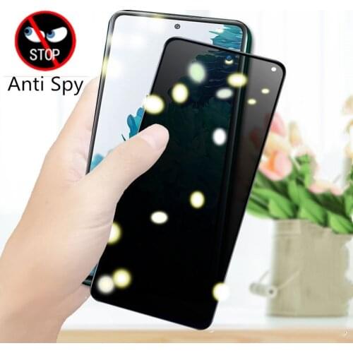 Privacy Screen Protectors Glass for Samsung Galaxy A20 A30 A50 A70 S21 Plus S20 FE A52 A72 A32 A12 A42 Anti-spy Protective Glass