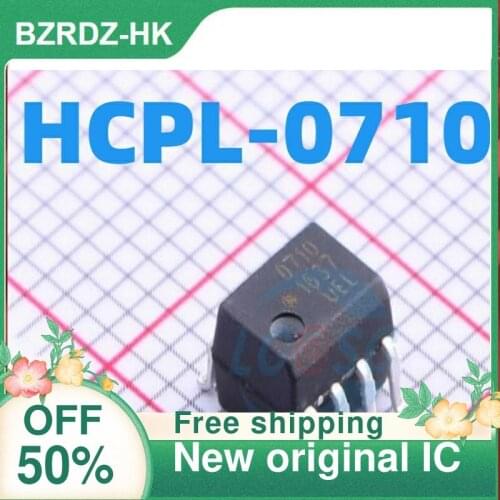 Free shipping 2PCS/lot HCPL-0710 HP710 0710 SOP8 New original IC