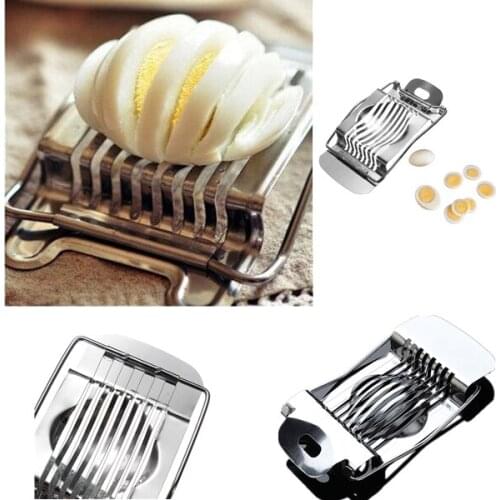 1 X Stainless Steel Boiled Egg Slicer Section Cutter Mushroom Tomato Cutter Kitchen Novelty Tool