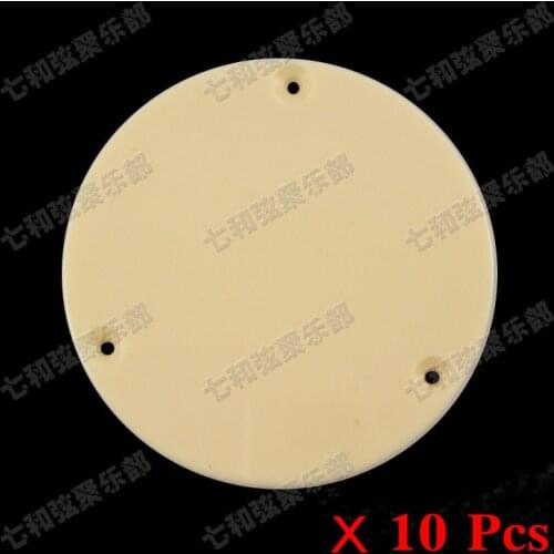 10 Pcs Cream Electric Guitar Switch Cover Back plate (YXBB- CR)