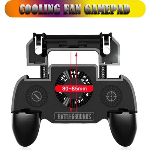 6.5 Inches New PUBG Mobile Phone Game Controller Joystick Cooling Fan Gamepad For Android IOS Gamepad