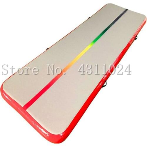 Free Shipping Airtrack 4*1*0.1m Inflatable Air Tumble Track Gym Mat Yugo Inflatable Air Gym Air Track Home use