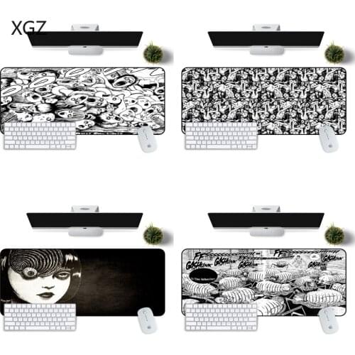 Junji Ito Tees Horror Laptop Gaming Mouse Pad Free Shipping Large Mouse Pad Mousepad Gamer Anime Mouse Pad Gaming Accessories