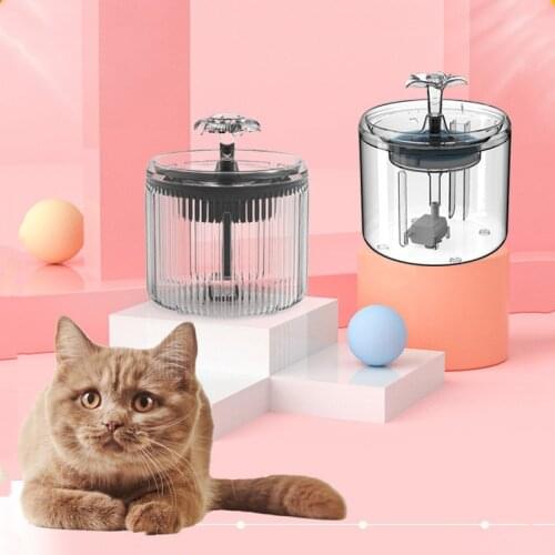 Cat Water Fountain Dog Drinking Bowl Pet USB Automatic Water Dispenser Super Quiet Drinker Auto Feeder 2.6L With Filters Sensor