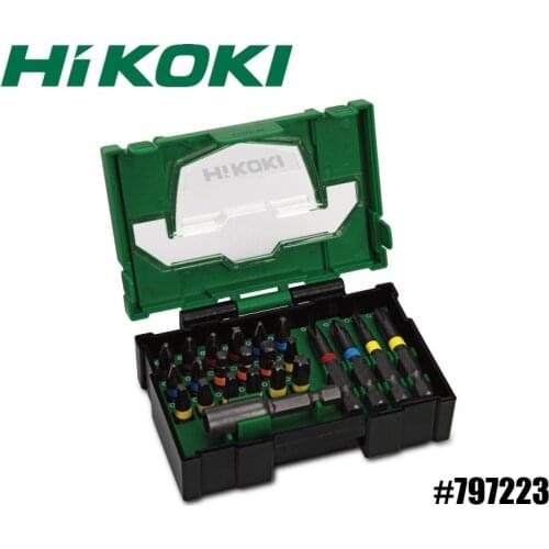 HIKOKI Slotted Phillips Spline Bit (23PCS) Screwdriver Ratchet Bit Set for 797223