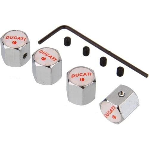 Motorcycle Car Anti-Theft Wheel Tire Valve Stems Caps For Ducati Monster 696 821 848 1098 Multistrada 1200 Streetfighter Diavel