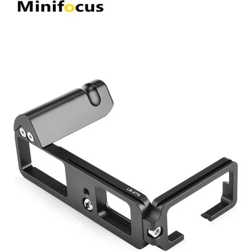 Minifocus XT4 Camera L Plate L Bracket for FUJIFILM X-T4 Camera Hand Grip Arca Compatible Plate Quick Release