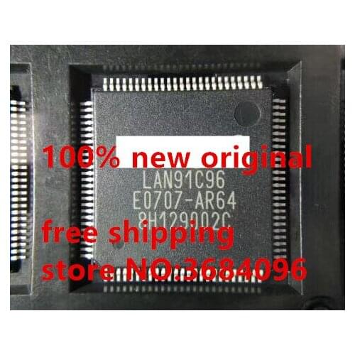 LAN91C96 LAN91C96-AR64 QFP 100% new original free shipping 1PCS-30PCS/LOT