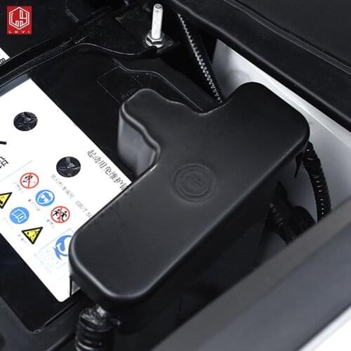 LEYI ABS Car Engine Battery negative Interface Waterproof Dustproof Protection Cover for Odyssey 2015 2019 car Accessories