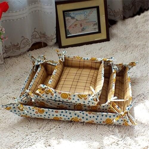 Hot Sell Dog Bed Sofa Mat House Summer Pet Bed For Small Medium Dogs Oxford Cloth Waterproof Dual-use Kennel