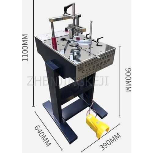 Manual Photo Frame Nailing Machine Cross Stitch Picture Frame Mount Seamless Hardwood Solid Wood Pine Angle Cutter Equipment