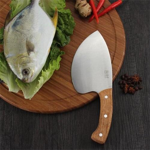 Fishing Butcher Knife Meat Cleaver Seafood Market Aquatic Fish Knife Professional Tool Cooking Kitchen Knife Sharp Slaughter