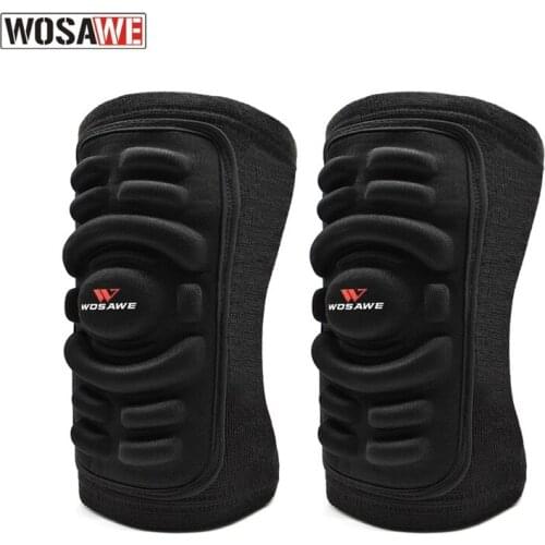 1 Pair Knee Protector Brace Support Soft Lightweight Shockproof Sport Kneepads Ski Skate Basketball Volleyball Knee Guard Pad