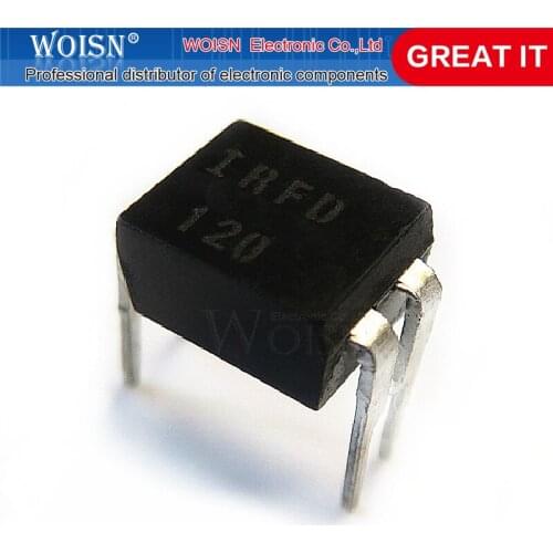 1pcs/lot IRFD120PBF IRFD120 IRF120 DIP-4 new original In Stock