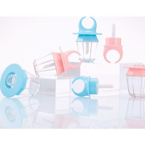 100pcs 8ml Top Grade Pink Empty Lip Gloss Tube, Lip Gloss Refillable Bottles,Plastic Liquid Lipstick Container F2910