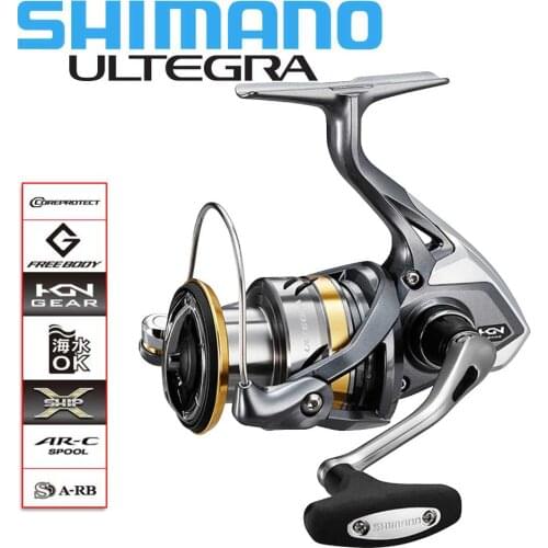 2017 SHIMANO ULTEGRA Spinning Reel 2000S 2500S Shallow spool 4.8:1/5.0:1/6.0:1/6.2:1 Hagane Gear Carp Fishing Reel waterproof