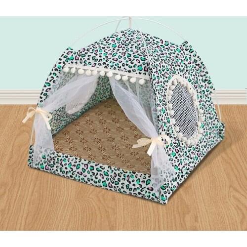2020 Summer Dog Tent Breathable Pet Puppy House Dog Beds for Small Dogs Comfortable Removable Small Dog Bed Cave Dog Accessories