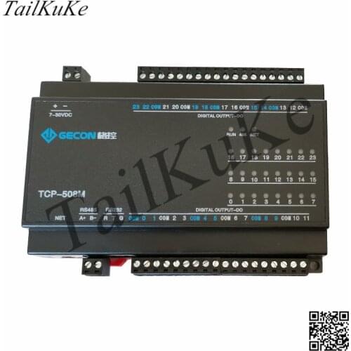 24 Channel Relay Output Card RJ45 Ethernet Modbus TCPIP Industrial Controller IO Module