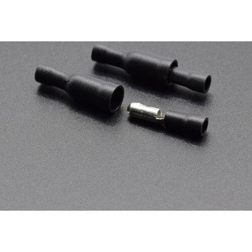 50pcs black 25pcs Female 25pcs Male Insulated Electric Connector Crimp Bullet terminal for 22~16 AWG Audio Wiring FRD MPD1-156