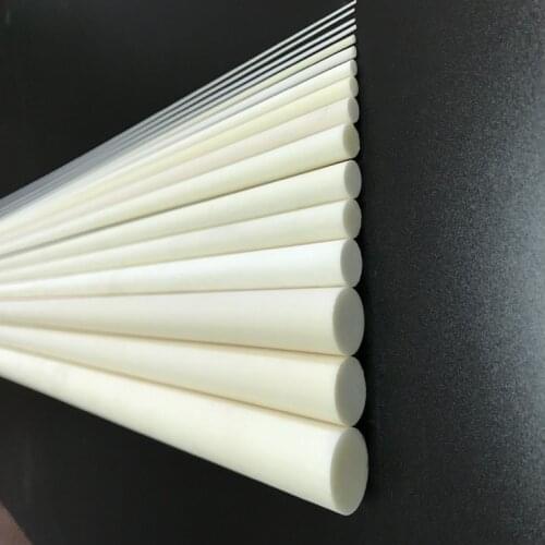 99.5%Al2O3 High Thermal Corundum Rod/OD3.0*L1000mm/ Wearable ceramic rod /Solid rod / Ceramic shatf / Insulating Ceramic rod