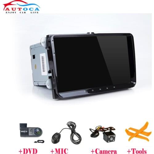 4G IPS Android 10.02 Din Car Multimedia Player For VW/Volkswagen/Golf/Polo/Tiguan/Passat/b7/b6/SEAT/leon/Skoda/Octavia Radio GPS