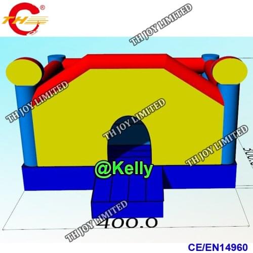 Free door shipping small inflatable bouncer, indoor inflatable bouncy house for kids, custom make air moonwalk bouncy castle