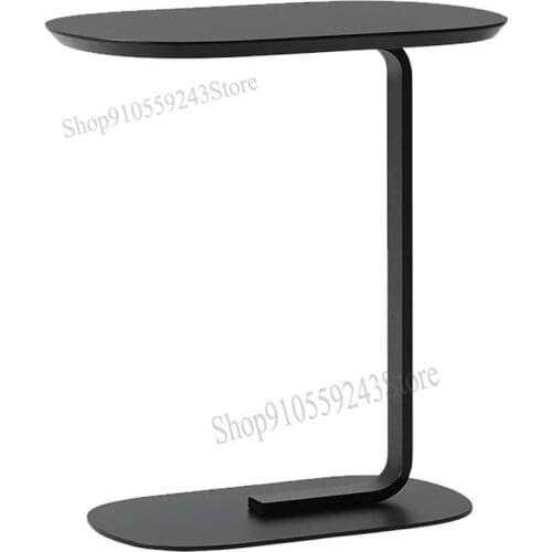 Sofa Side Table C-shaped Nordic Side Table Simple Corner Table Creative Small Square Table Living Room Corner Solid Wood Small C