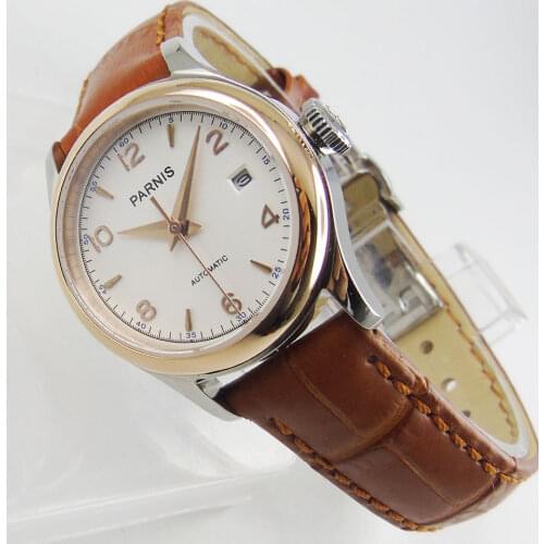 Mini Lady Women Watch 26mm Round Wristwatch MIYOTA Movement Date Window Rose Gold Case Deployment Clasp