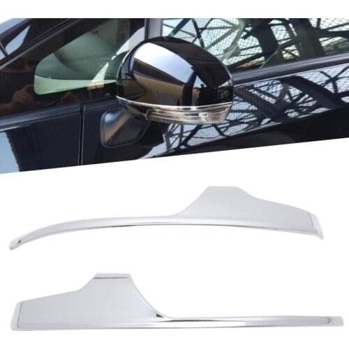 For Toyota Prius 30 ZVW30 3rd 2011 2012 2013 2014 2015 Stainless Steel Rearview Mirror Anti-rub Decoration Cover Trim
