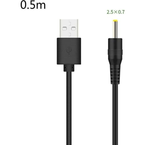 USB to DC Port Charging Cable Cord DC/5.5x2.1 5.5x2.5 3.5x1.35 4.0x1.7 2.5x0.7